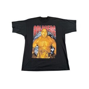 Vintage 90s WCW Goldberg Wrestling T Shirt Bay Club Rap Tee XL VTG WWF‎